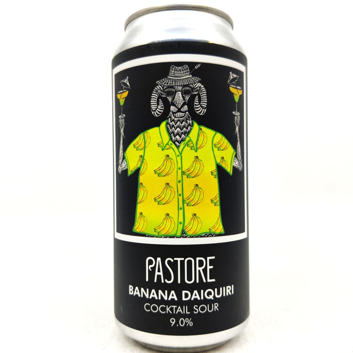 Pastore Banana Daiquiri Cocktail Sour 9% (440ml can)-Hop Burns & Black