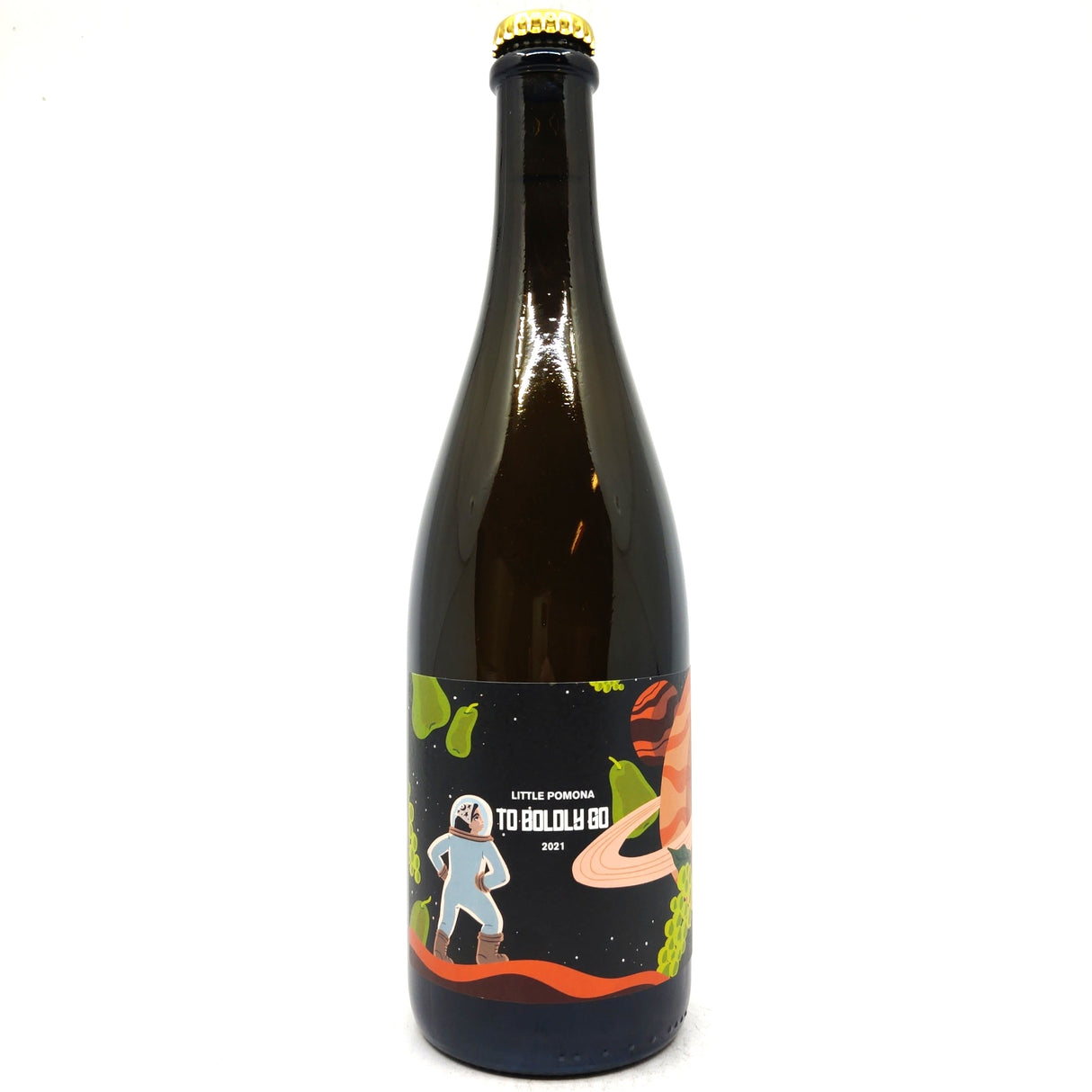 Little Pomona To Boldly Go Cider 7.6% (750ml)-Hop Burns & Black