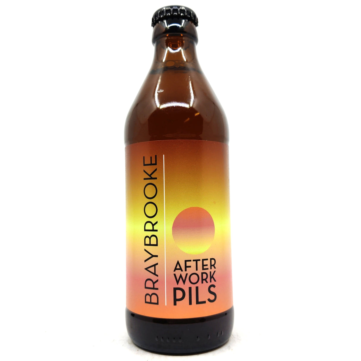 Braybrooke x Crak After Work Pils 5% (330ml)-Hop Burns & Black