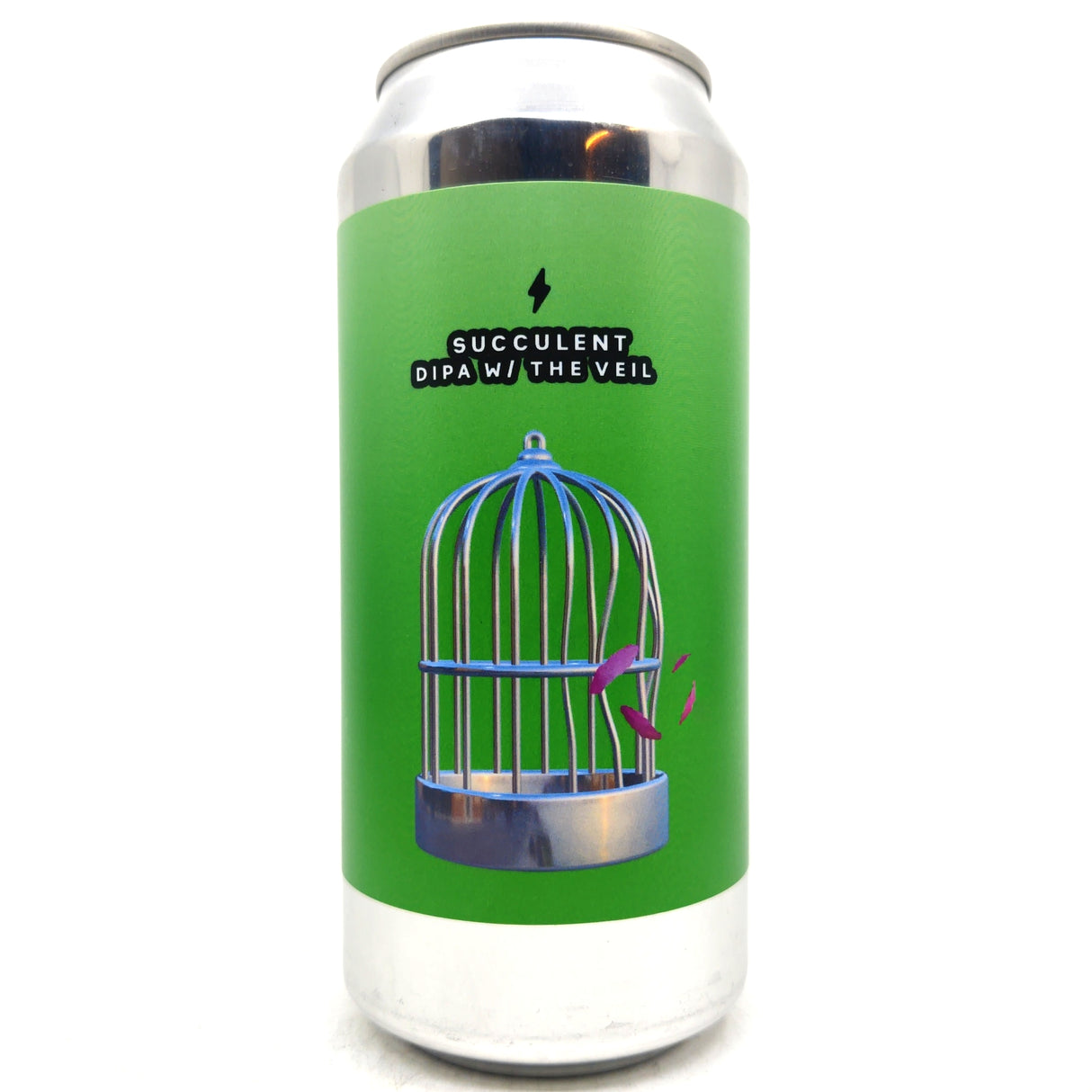 Garage Beer x The Veil Succulent Double IPA 8% (440ml can)-Hop Burns & Black