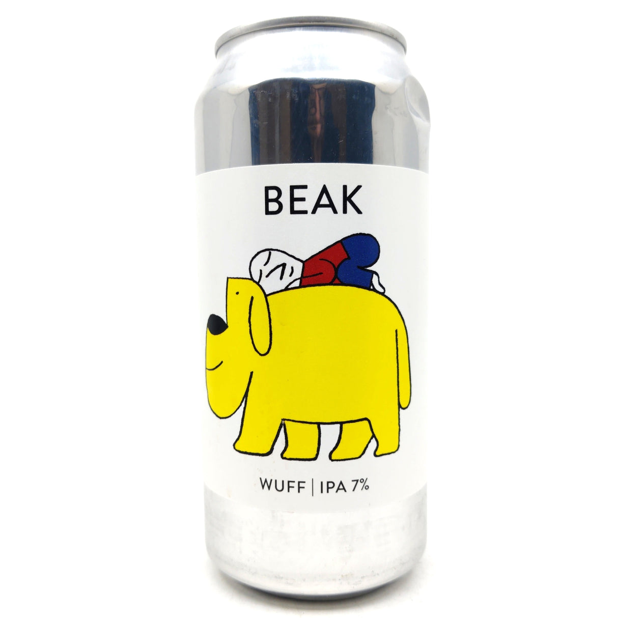 Beak Brewery Wuff IPA 7% (440ml can)-Hop Burns & Black
