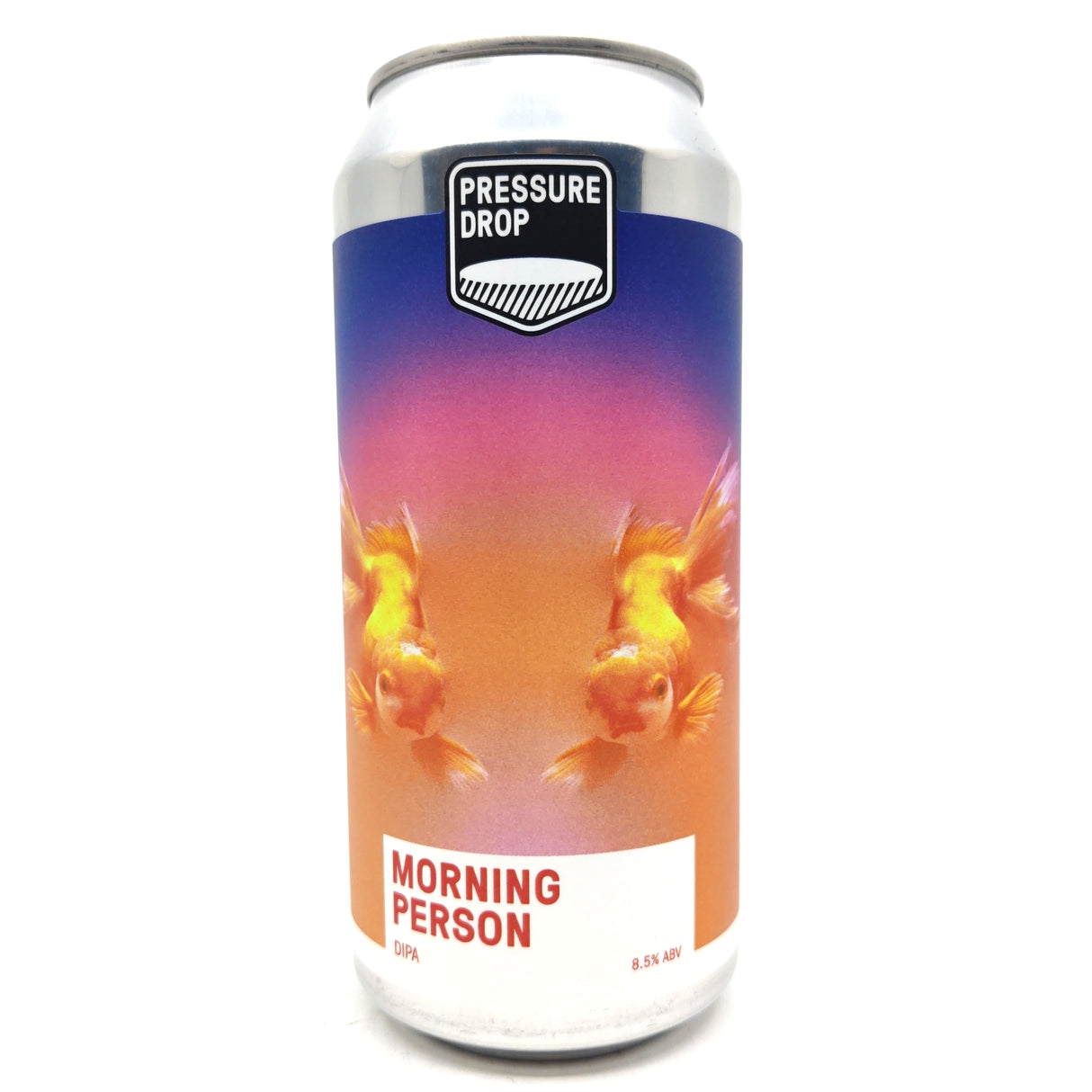 Pressure Drop Morning Person Double IPA 8.5% (440ml can)-Hop Burns & Black