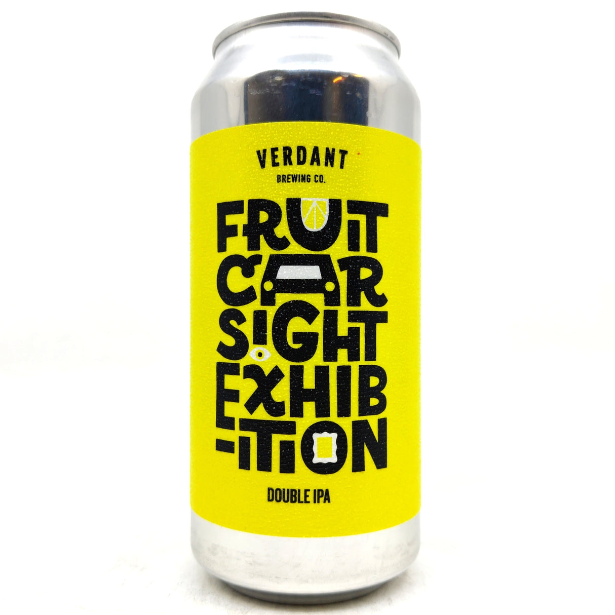 Verdant Fruit Car Sight Exhibition Double IPA 8% (440ml can)-Hop Burns & Black