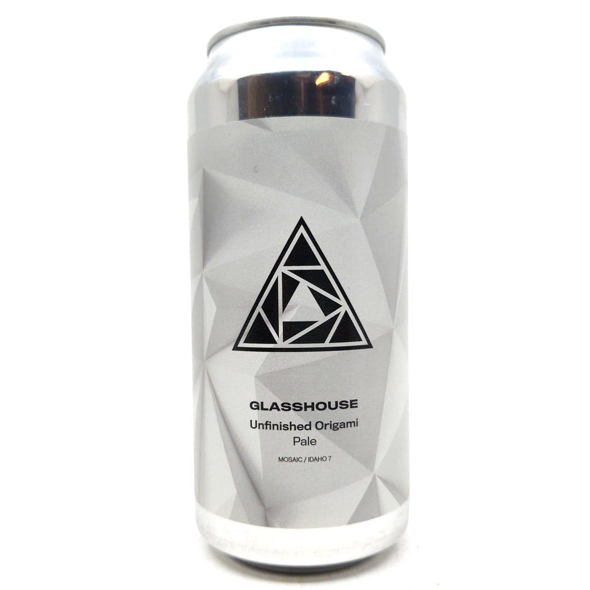 GlassHouse Unfinished Origami Pale Ale 5.5% (440ml can)-Hop Burns & Black