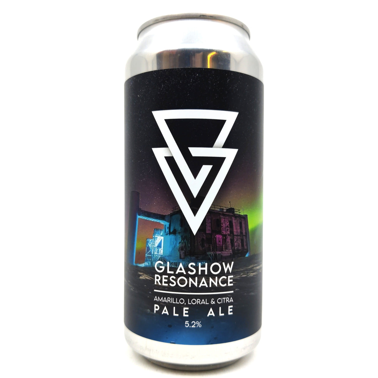 Azvex Brewing Glashow Resonance Pale Ale 5.2% (440ml can)-Hop Burns & Black