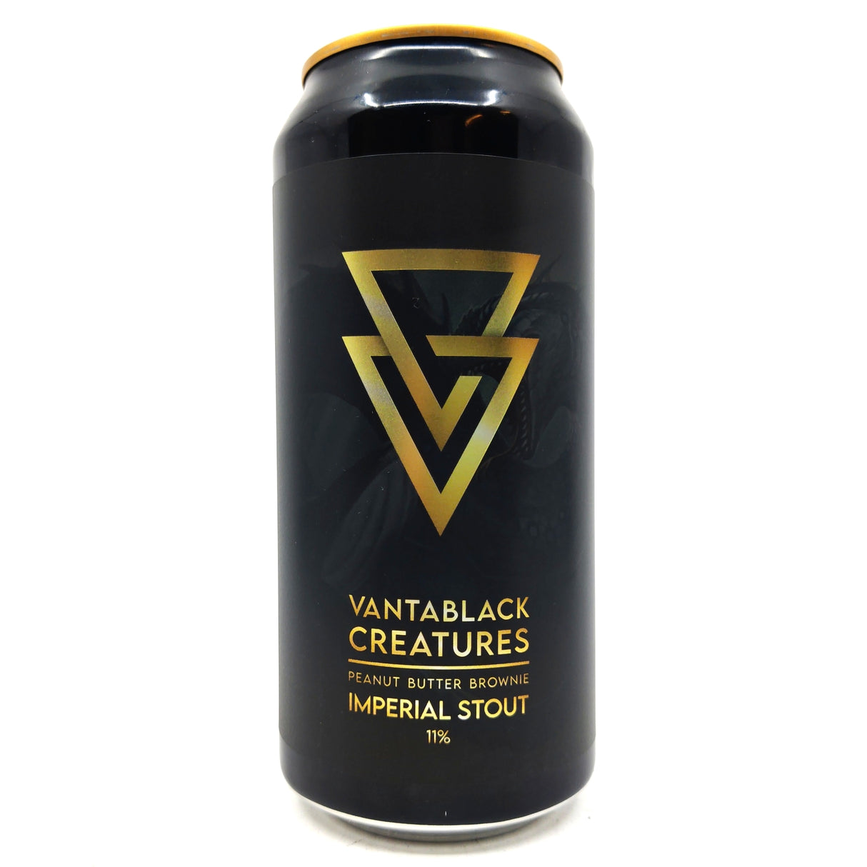 Azvex Brewing Vantablack Creatures Peanut Butter Imperial Stout 11% (440ml can)-Hop Burns & Black