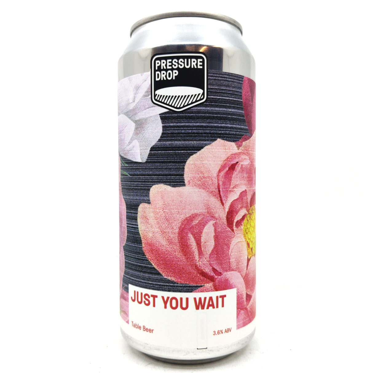 Pressure Drop Just You Wait Table Beer 3.6% (440ml can)-Hop Burns & Black