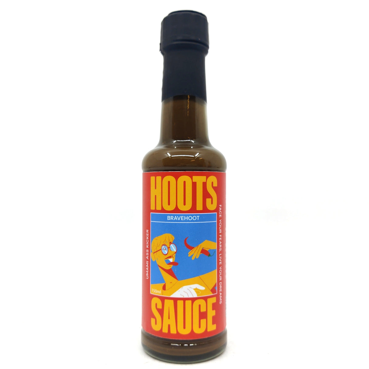 Hoots Bravehoot Hot Sauce (150ml)-Hop Burns & Black