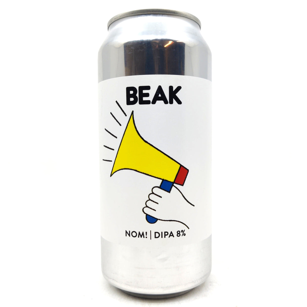 Beak Brewery Nom Double IPA 8% (440ml can)-Hop Burns & Black