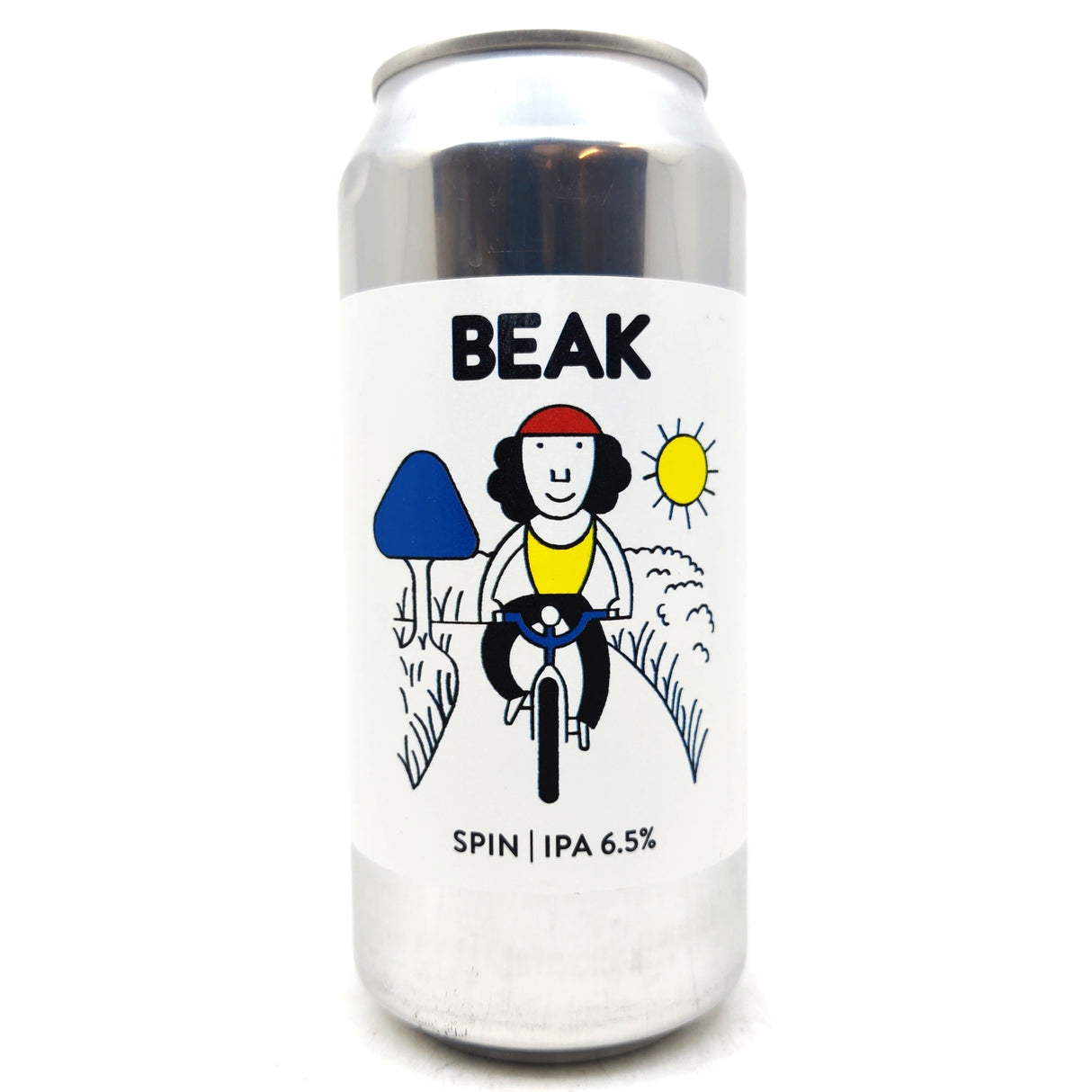 Beak Brewery Spin IPA 6.5% (440ml can)-Hop Burns & Black