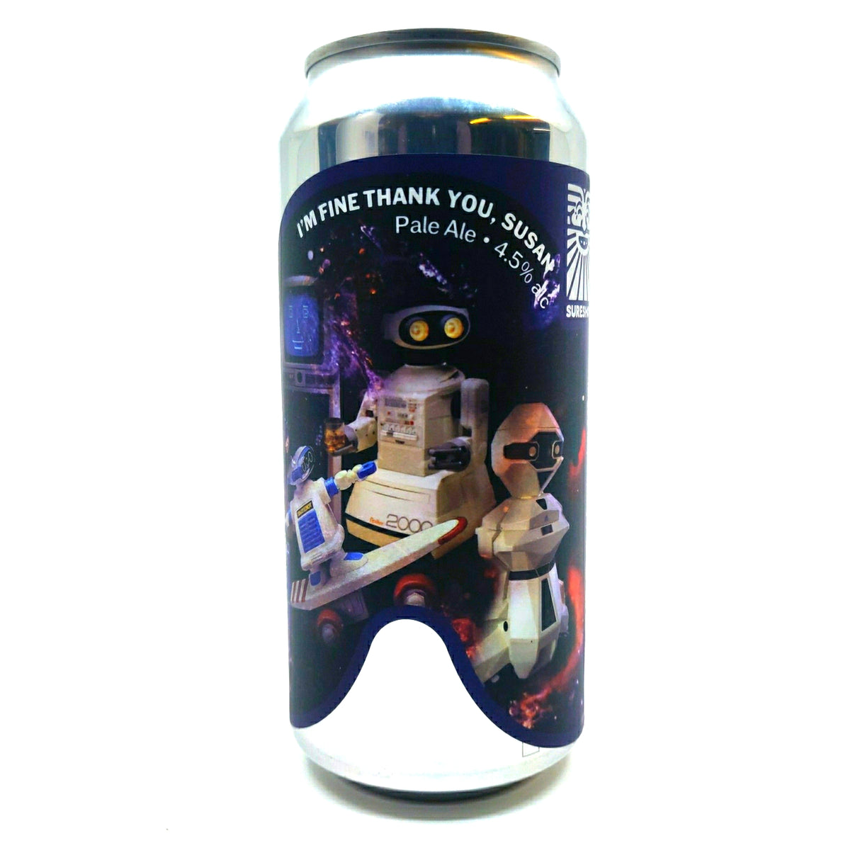 Sureshot I'm Fine Thank You, Susan Pale Ale 4.5% (440ml can)-Hop Burns & Black
