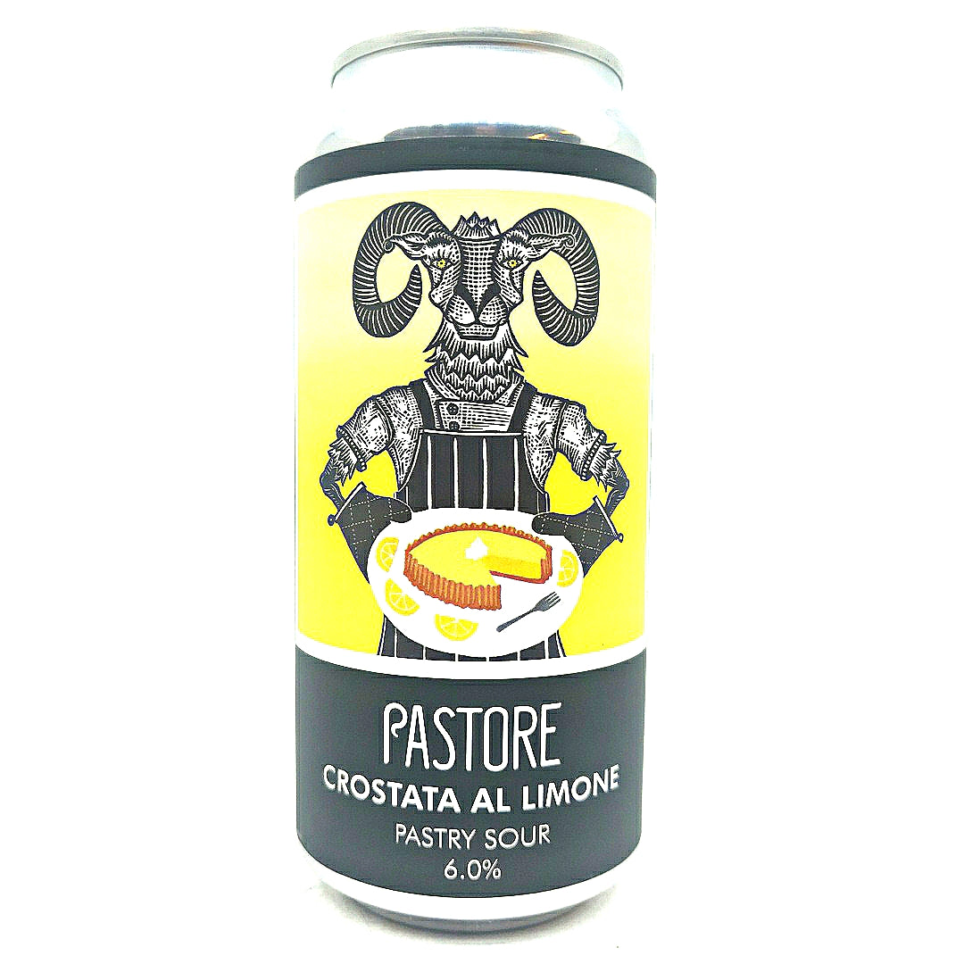 Pastore Crostata Al Limone Pastry Sour 6% (440ml can)-Hop Burns & Black