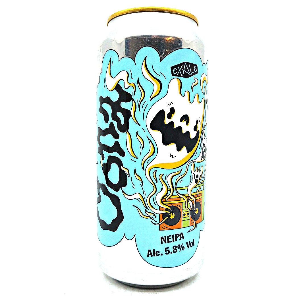 Exale Oona New England IPA 5.8% (440ml can)-Hop Burns & Black