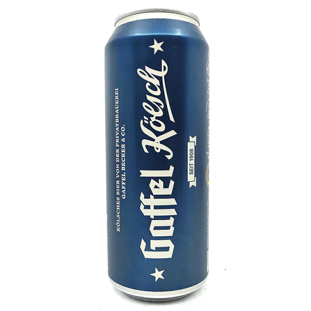 Gaffel Kolsch 4.8% (500ml can)-Hop Burns & Black