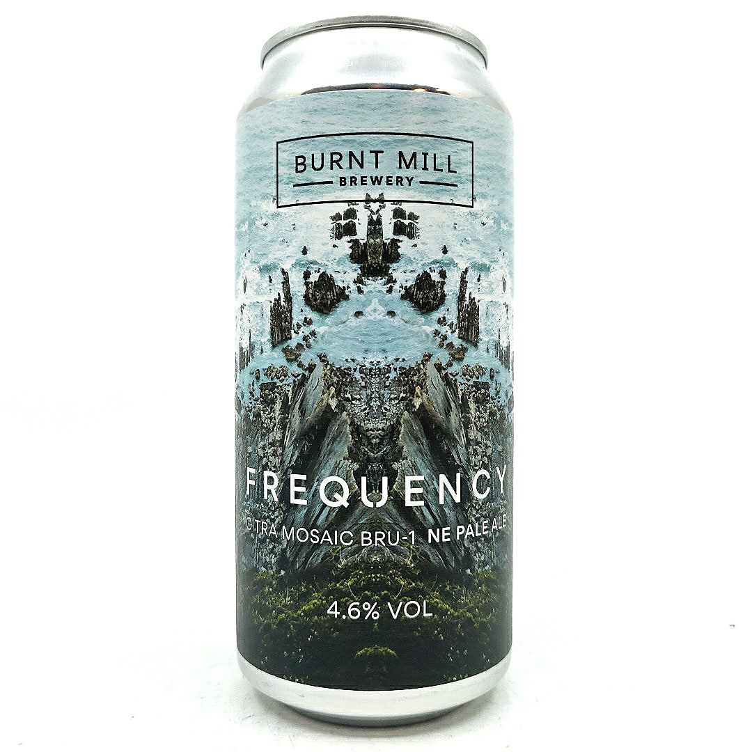 Burnt Mill Frequency New England Pale Ale 4.6% (440ml can)-Hop Burns & Black