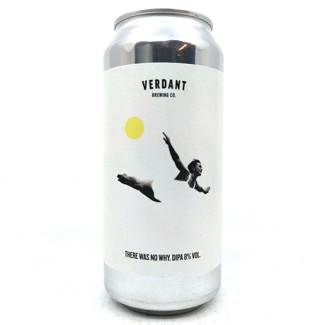 Verdant There Was No Why Double IPA 8% (440ml can)-Hop Burns & Black
