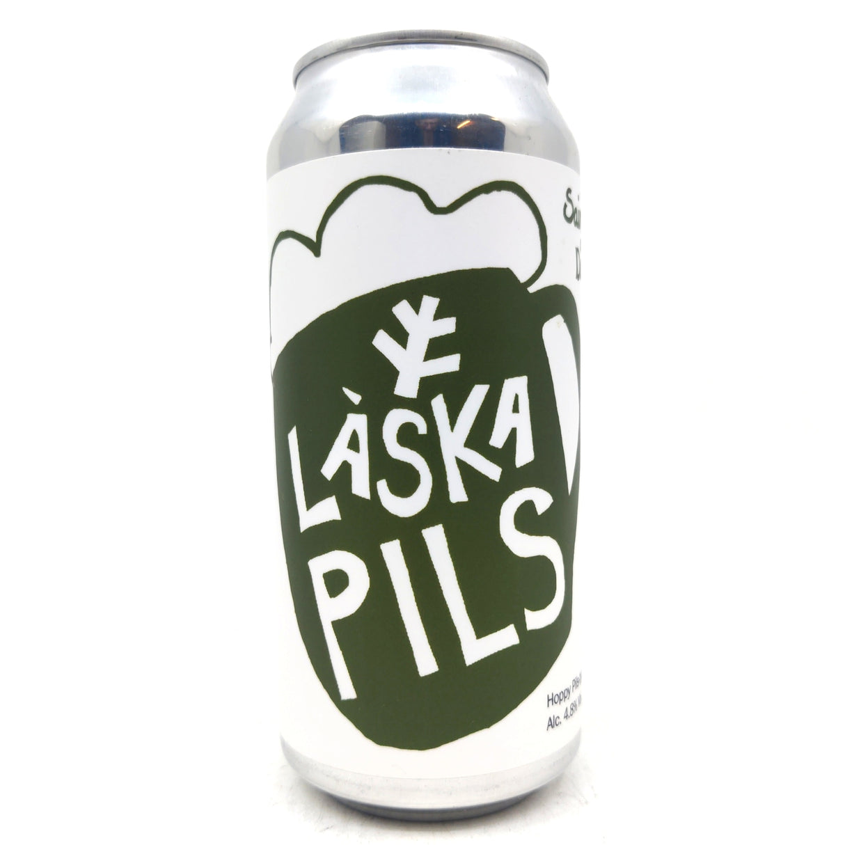 St Mars Of The Desert Laska Pils 4.4% (440ml can)-Hop Burns & Black