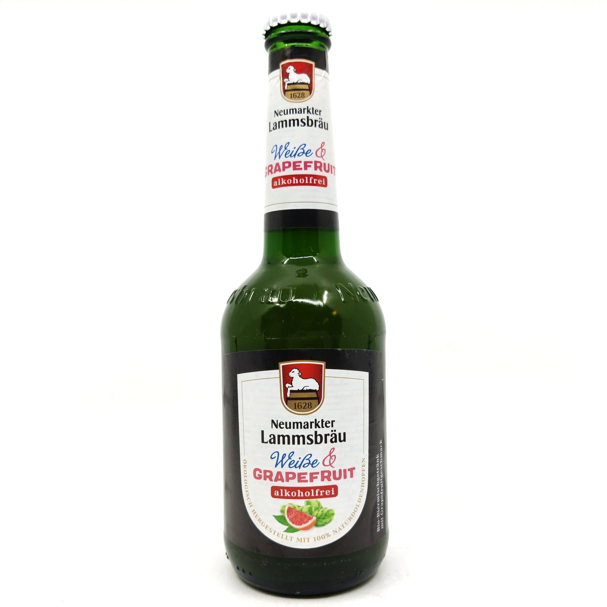 Neumarkter Lammsbrau Alcohol Free Grapefruit Weisse 0.5% (330ml)-Hop Burns & Black