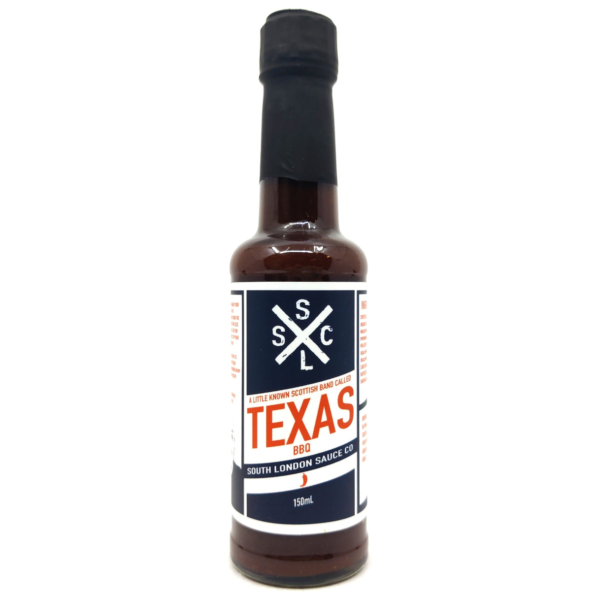 South London Sauce Company A Little Known Scottish Band Called Texas BBQ Sauce (150ml)-Hop Burns & Black