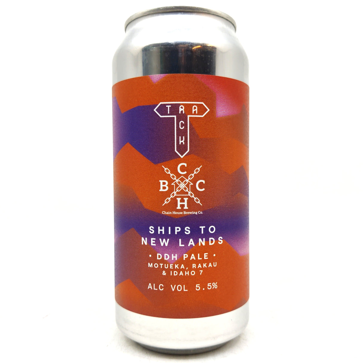 Track Ships To New Lands DDH Pale Ale 5.5% (440ml can)-Hop Burns & Black