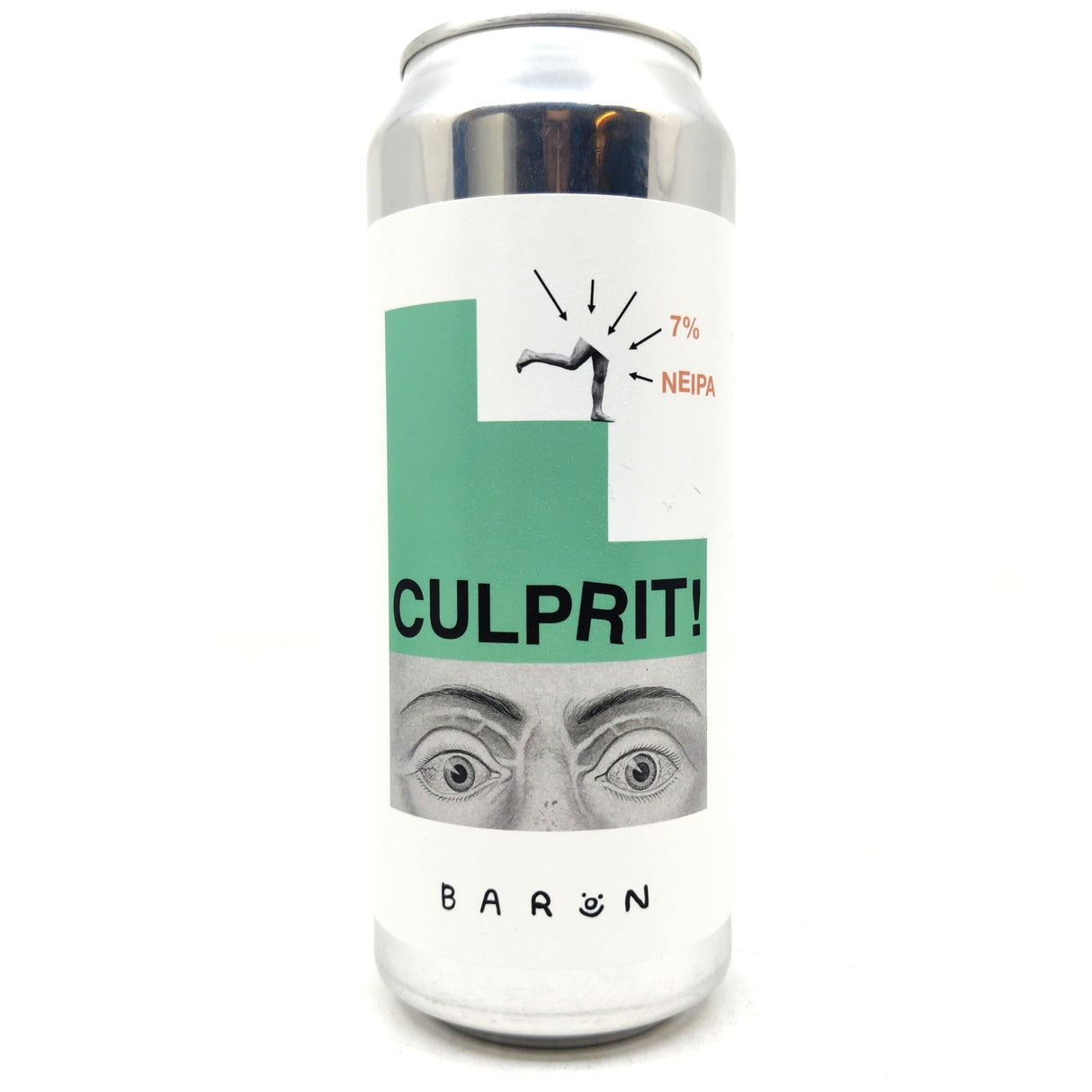 Baron Brewing Culprit IPA 7% (500ml can)-Hop Burns & Black