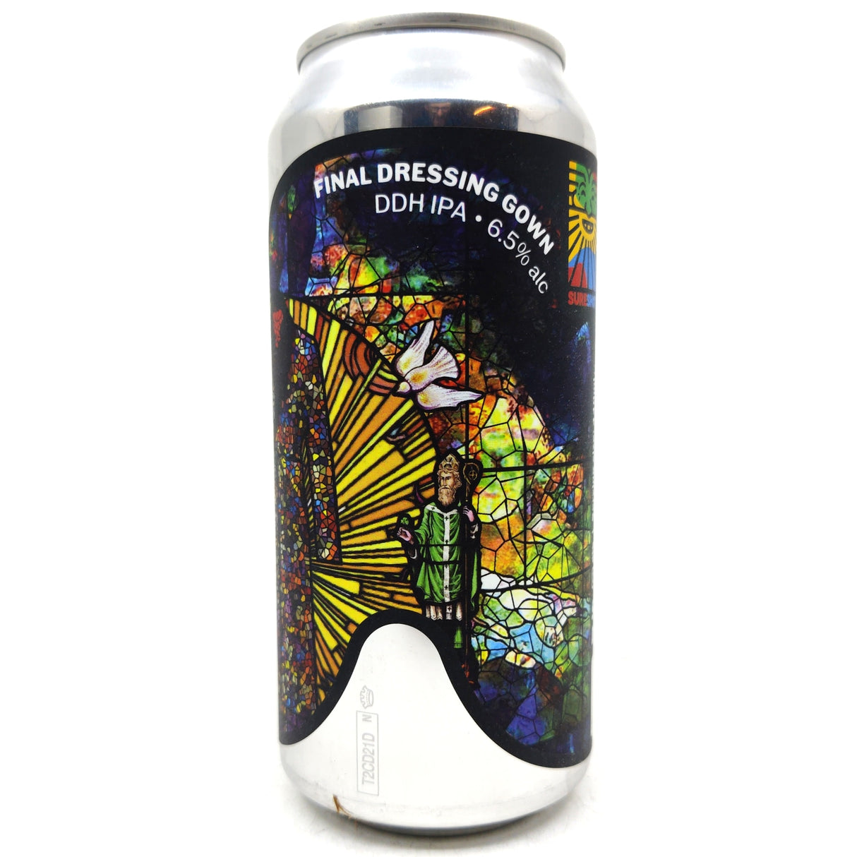Sureshot Final Dressing Gown IPA 6.5% (440ml can)-Hop Burns & Black