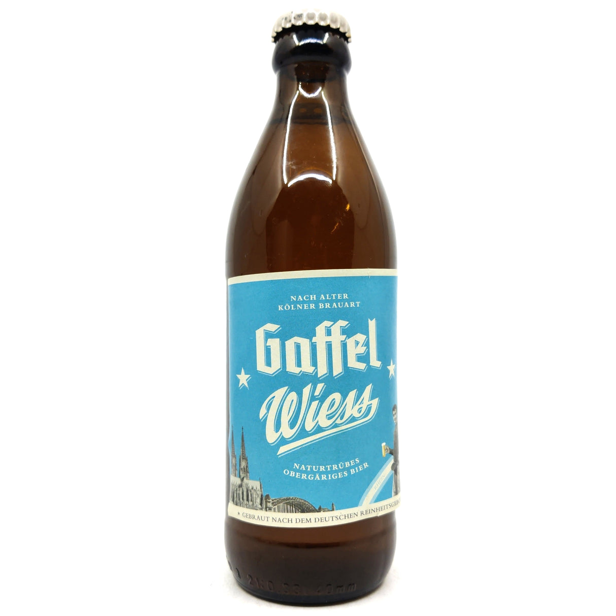 Gaffel Wiess 4.9% (330ml)-Hop Burns & Black