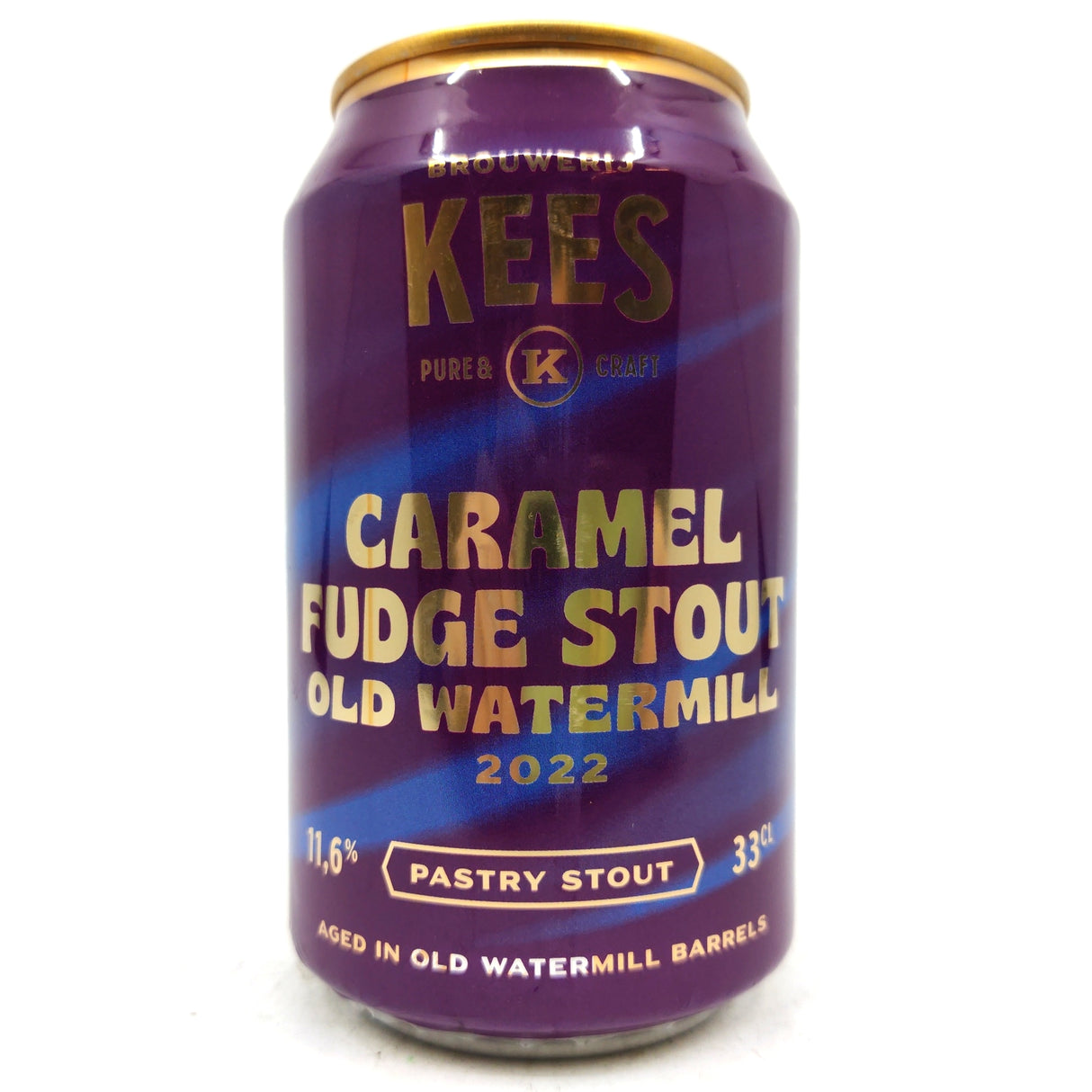 Kees Caramel Fudge Stout Old Watermill 2022 11.6% (330ml can)-Hop Burns & Black