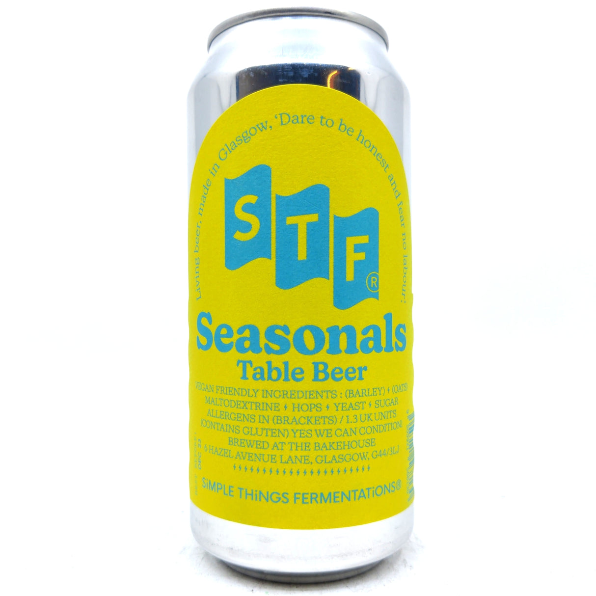 Simple Things Fermentations Table Beer 3% (440ml can)-Hop Burns & Black