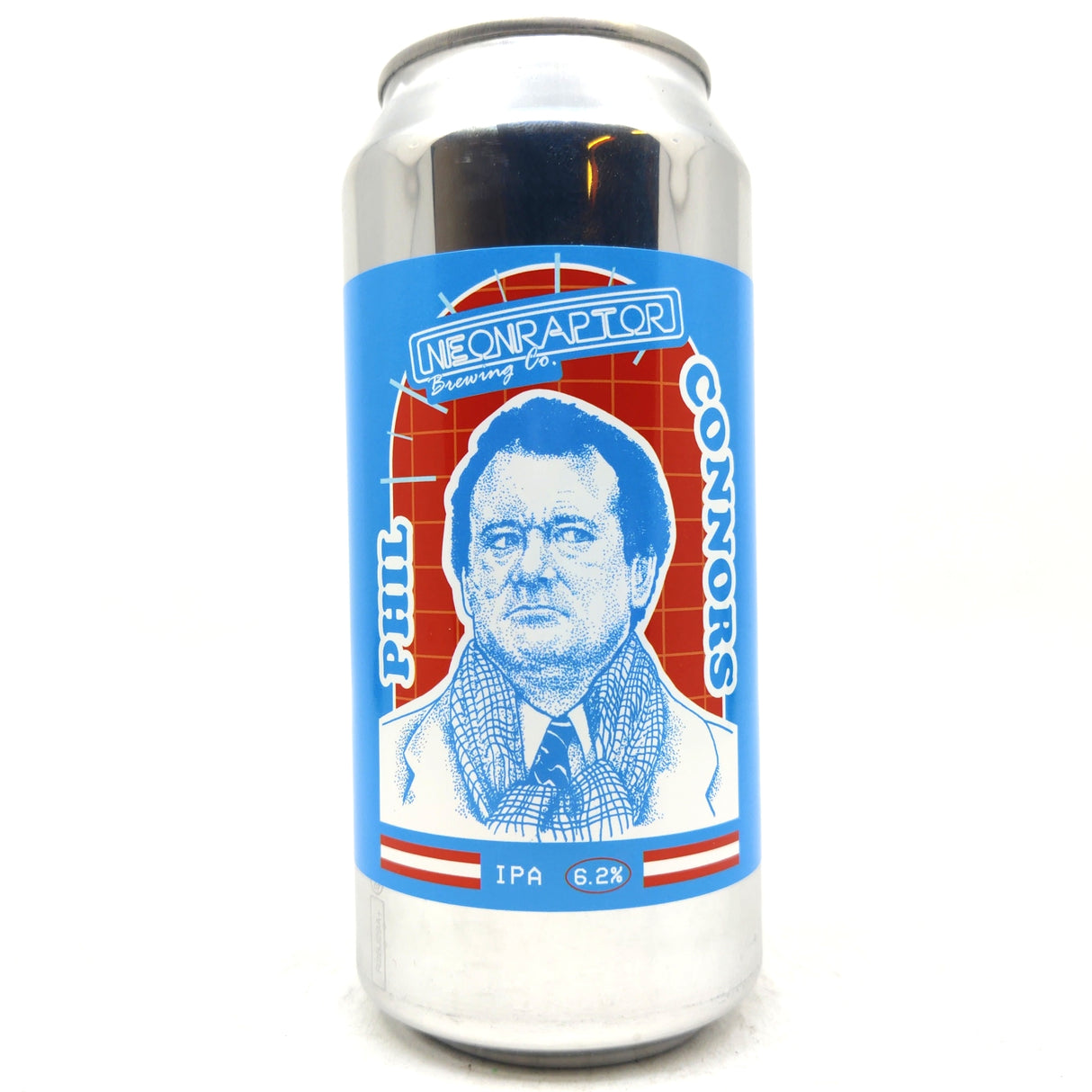 Neon Raptor Phil Connors IPA 6.2% (440ml can)-Hop Burns & Black