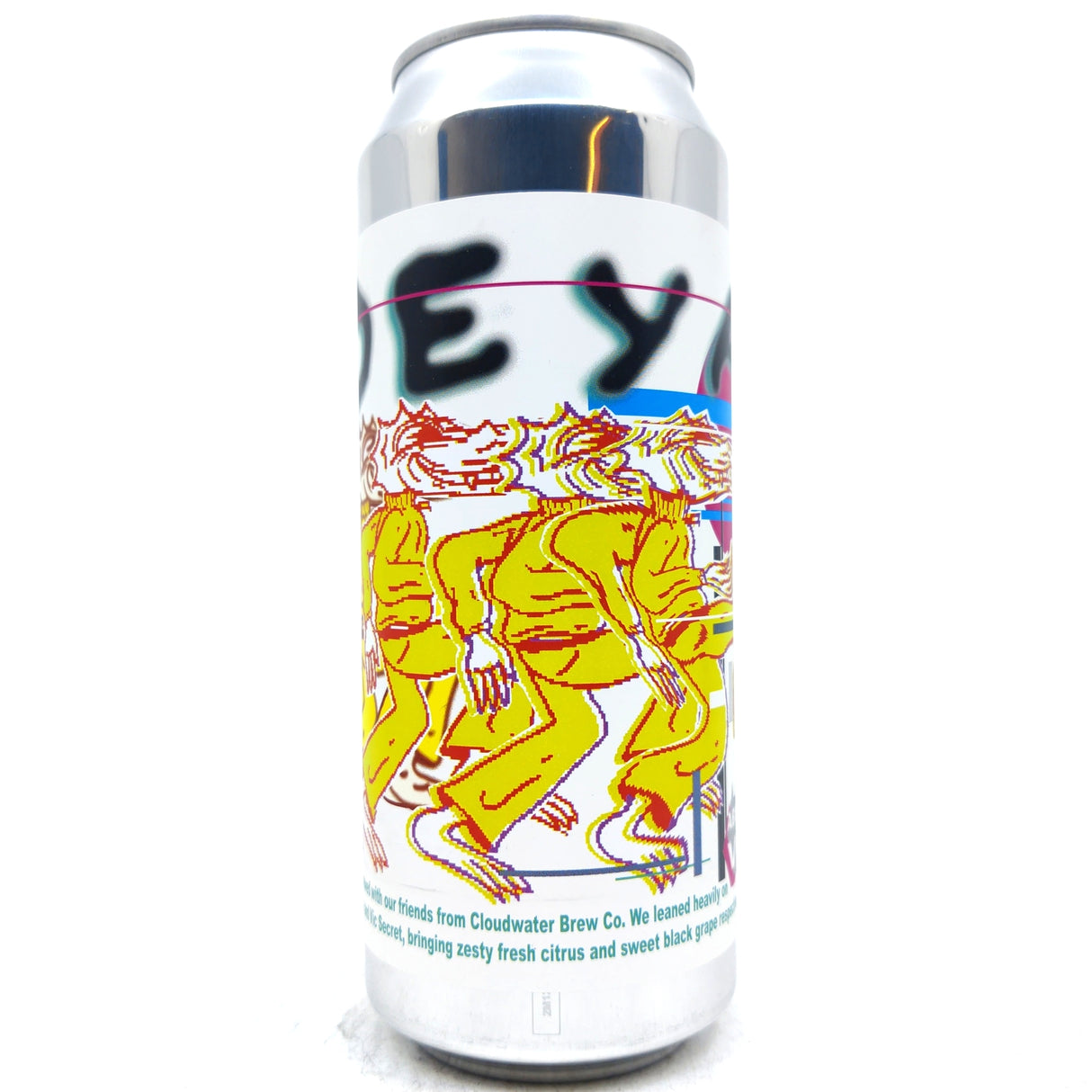 DEYA x Cloudwater Whatsapp Crushes The Quality IPA 6.5% (500ml can)-Hop Burns & Black