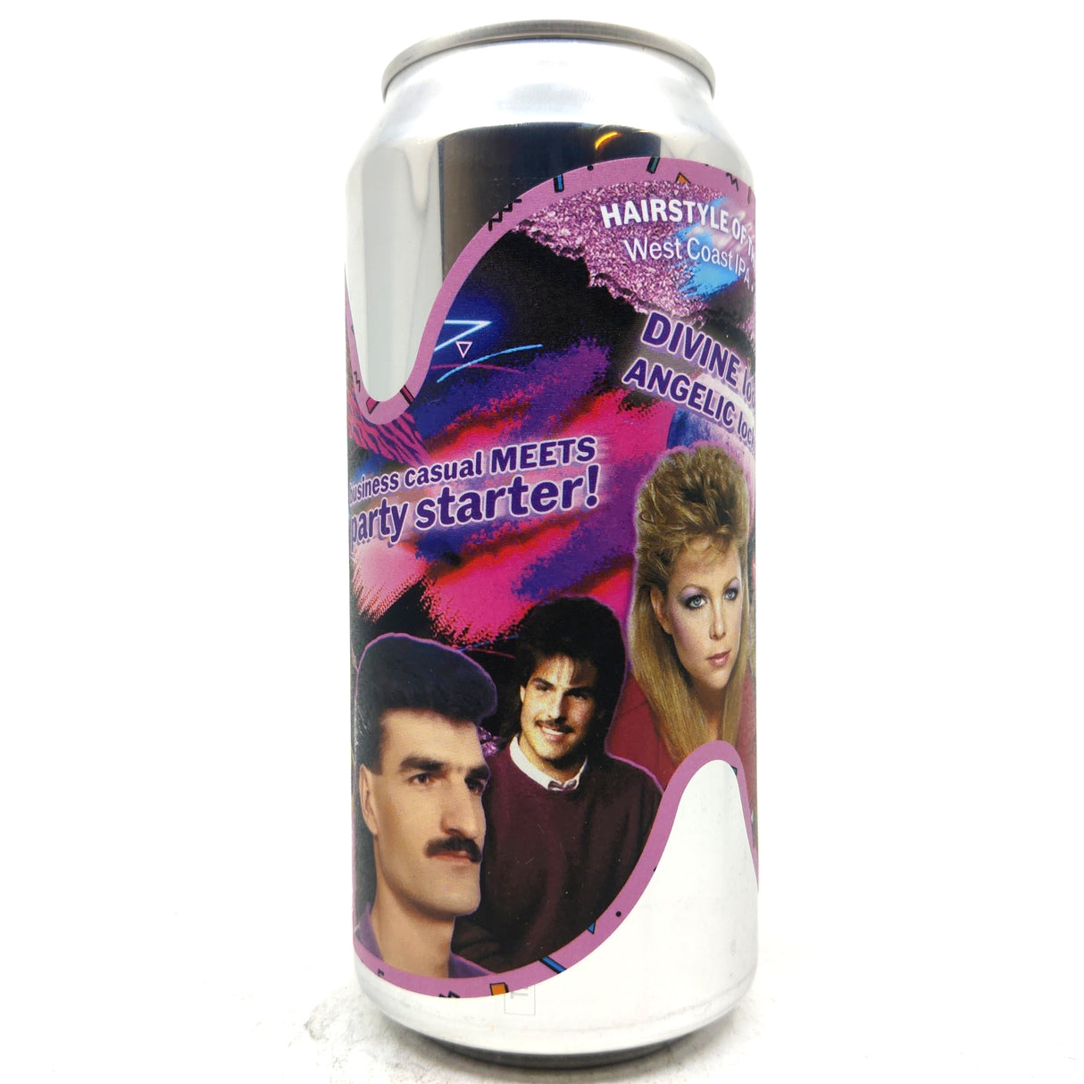 Sureshot x Pressure Drop Hairstyle Of The Gods West Coast IPA 6.7% (440ml can)-Hop Burns & Black