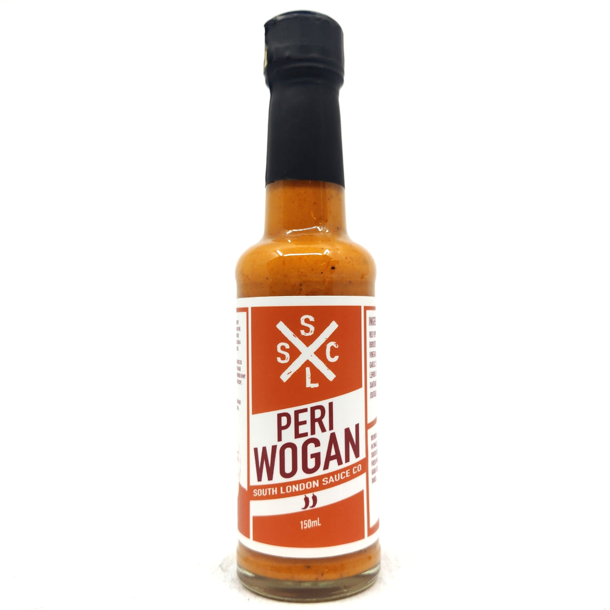 South London Sauce Company Peri Wogan Hot Sauce (150ml)-Hop Burns & Black