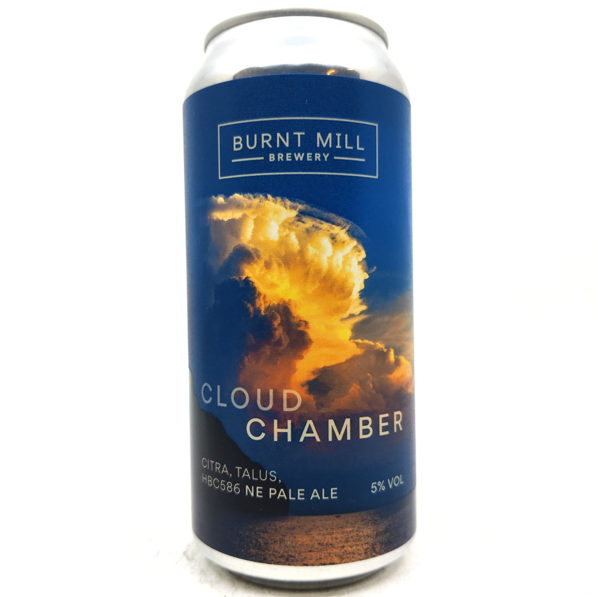 Burnt Mill Cloud Chamber New England Pale Ale 5% (440ml can)-Hop Burns & Black