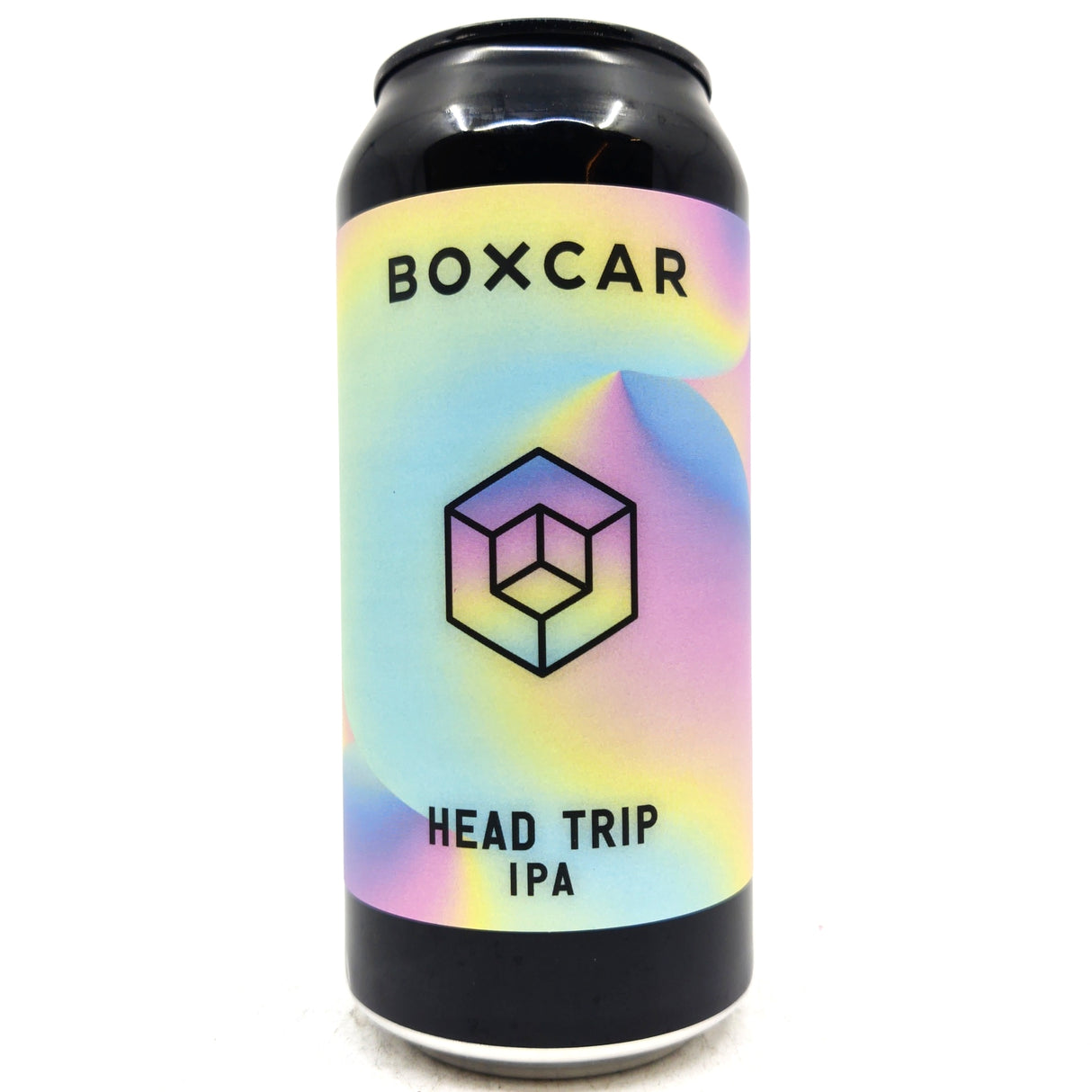 Boxcar Head Trip IPA 5.4% (440ml can)-Hop Burns & Black