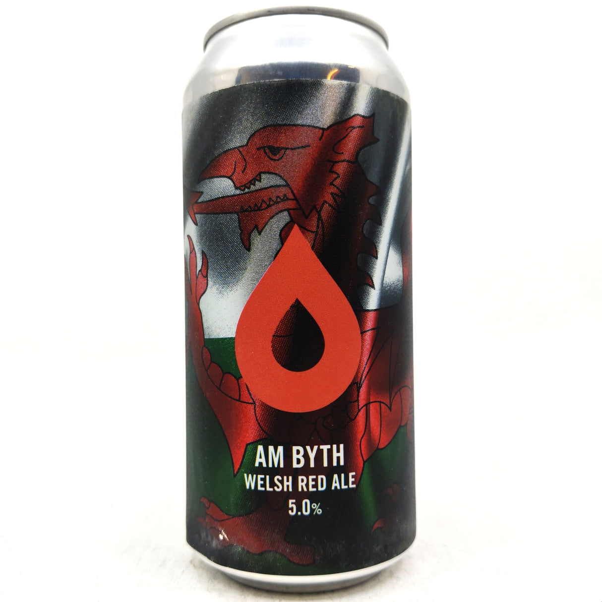 Polly's Brew Co Am Byth Welsh Red Ale 5% (440ml can)-Hop Burns & Black