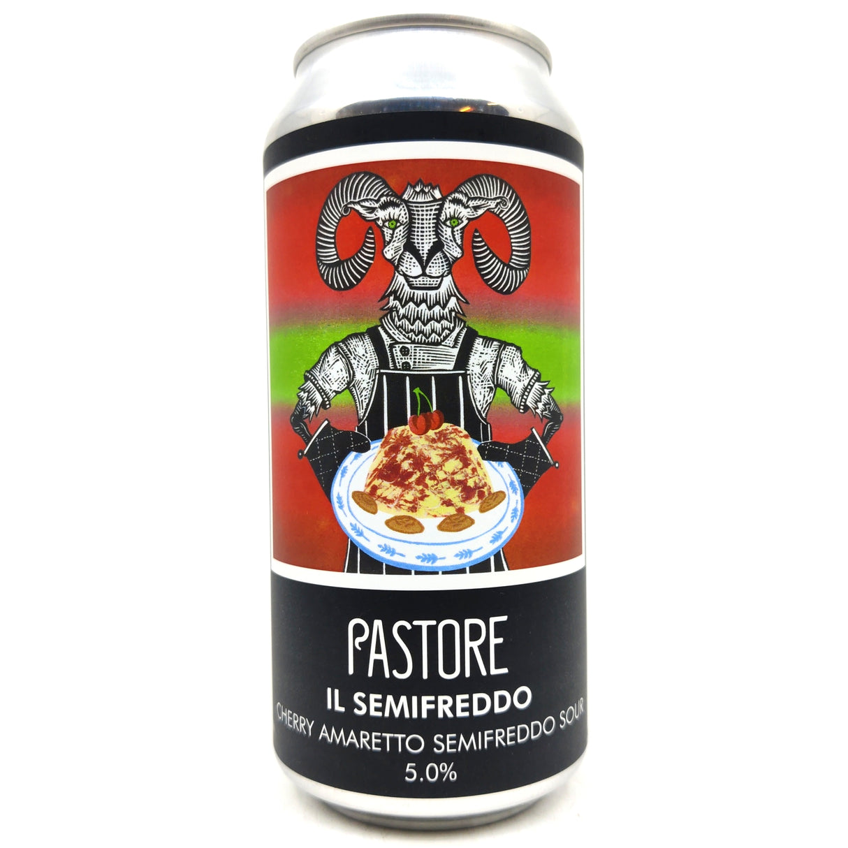 Pastore Il Semifreddo Cherry Amareto Sour 6% (440ml can)-Hop Burns & Black