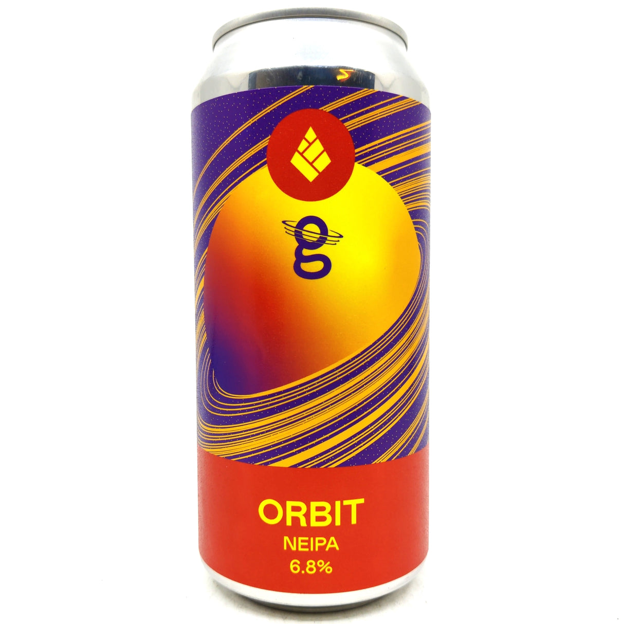 Drop Project x Gravity Well Orbit New England IPA 6.8% (440ml can)-Hop Burns & Black