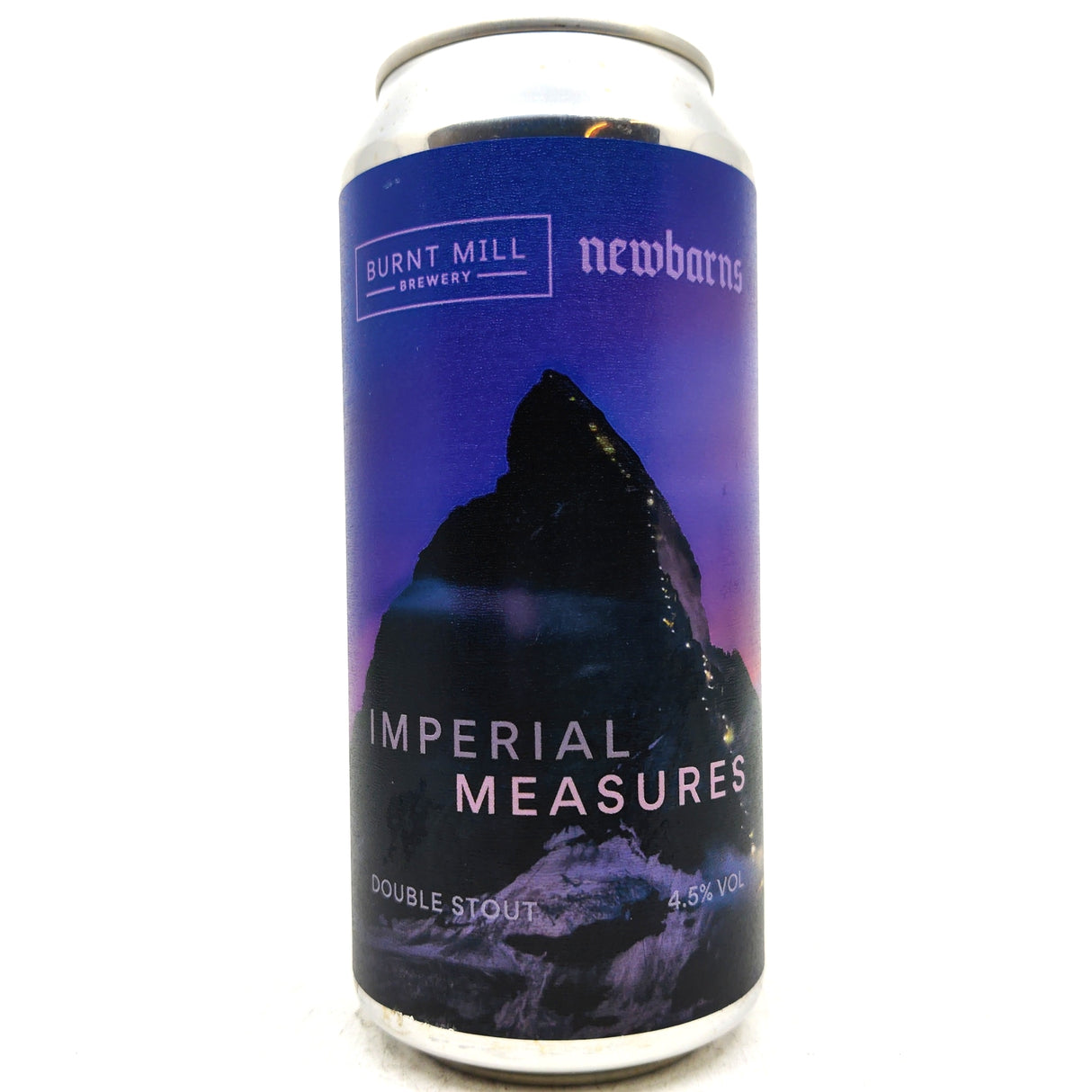 Burnt Mill x Newbarns Imperial Measures Double Stout 4.5% (440ml can)-Hop Burns & Black
