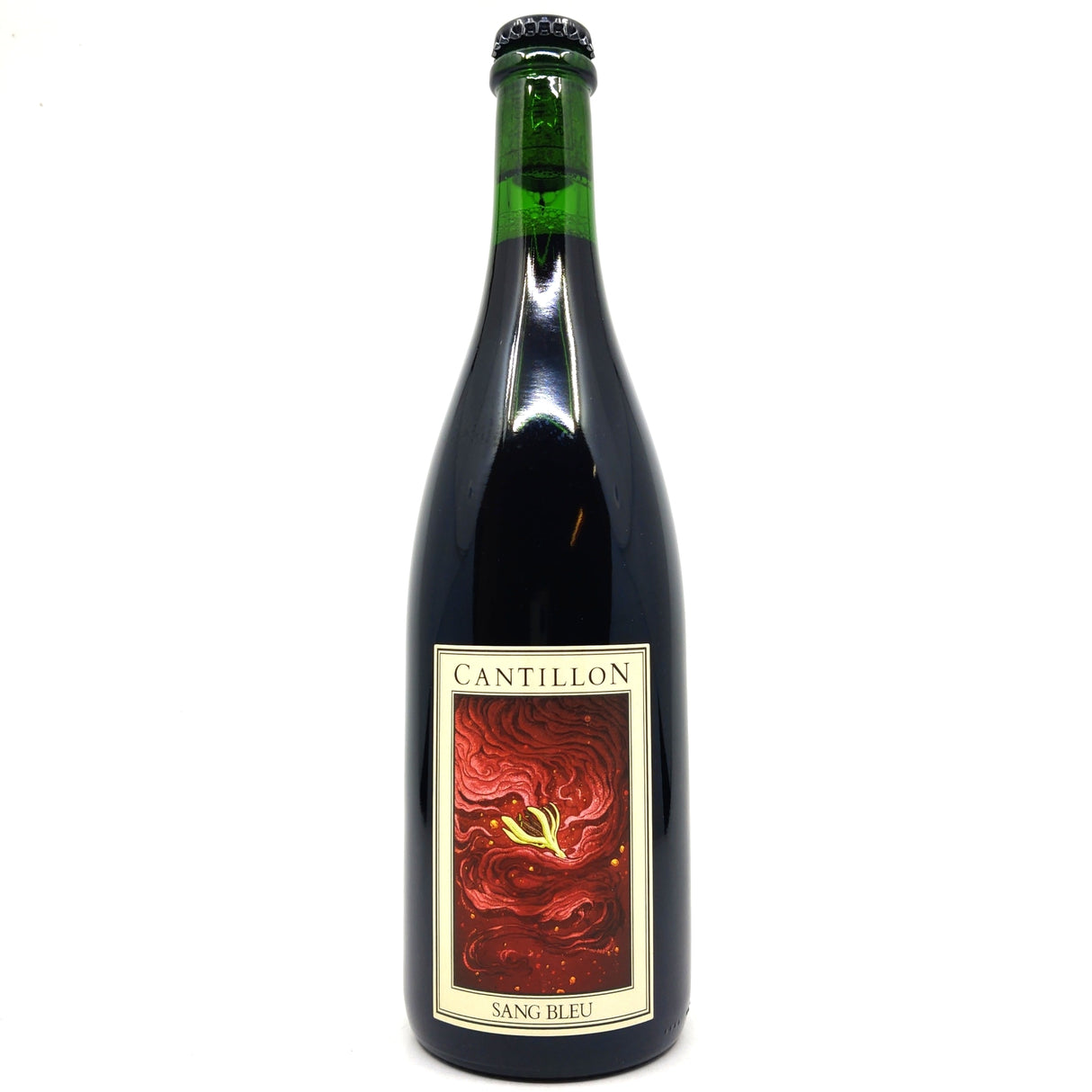 Cantillon Sang Bleu 6% (750ml)-Hop Burns & Black