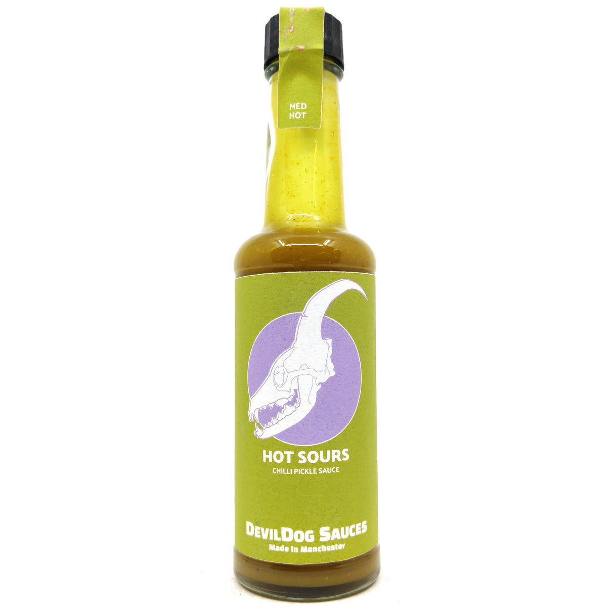 DevilDog Hot Sours Chilli Pickle Sauce (150ml)-Hop Burns & Black