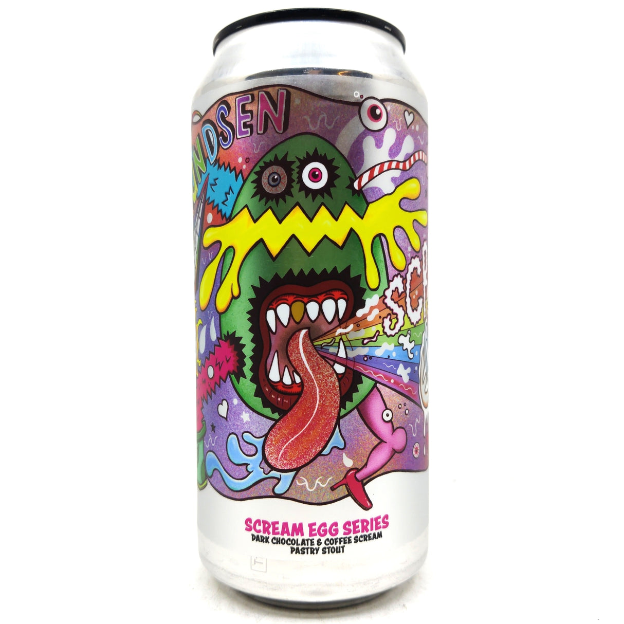 Amundsen Scream Egg Series Dark Chocolate & Coffee Stout 7% (440ml can)-Hop Burns & Black