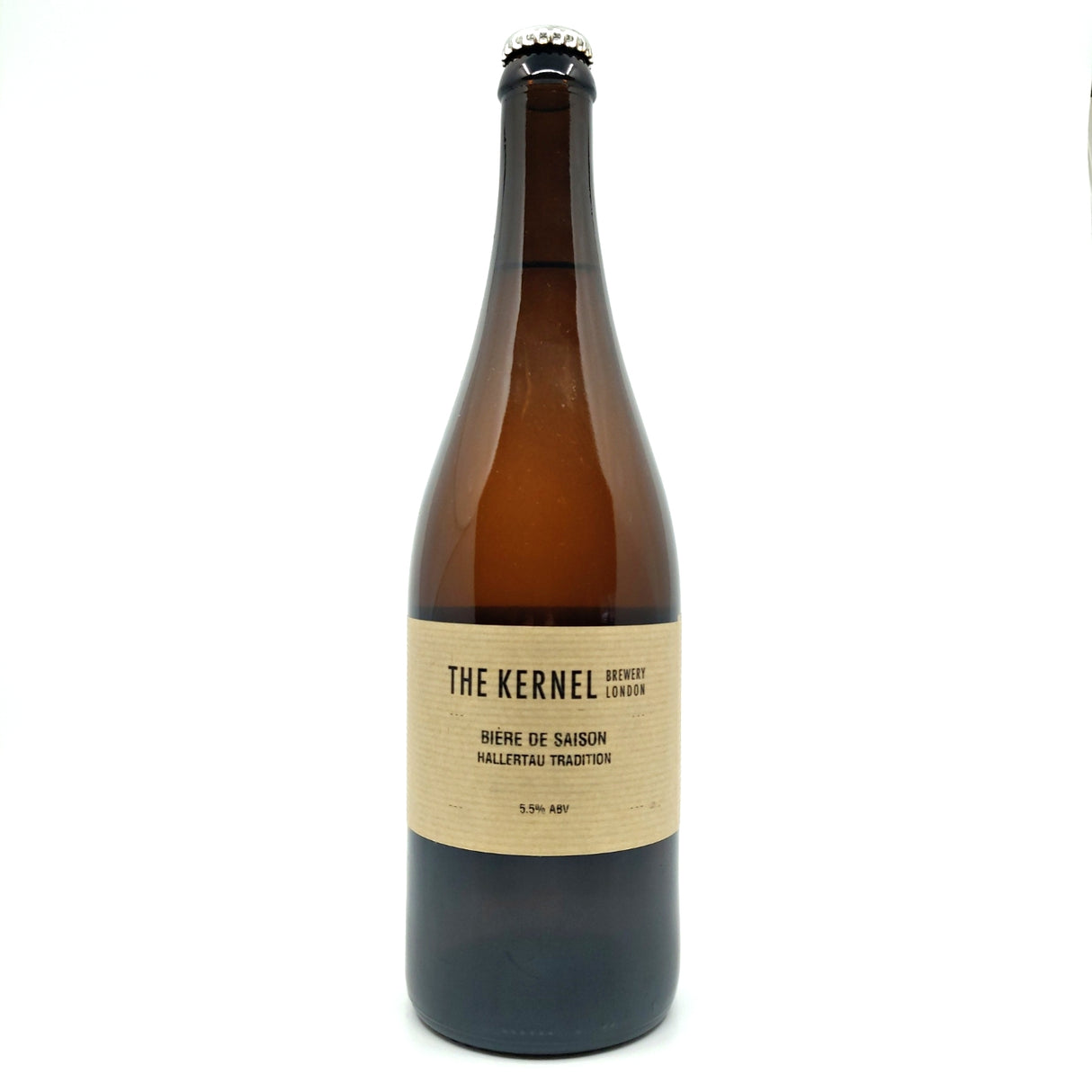 Kernel Biere de Saison Hallertau Tradition 5.5% (750ml)-Hop Burns & Black