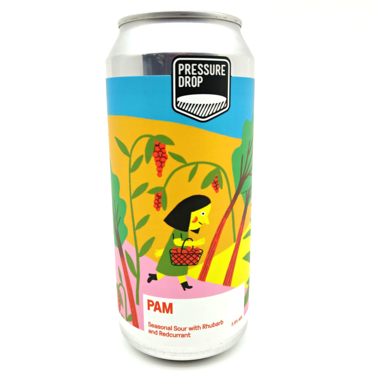 Pressure Drop Pam Fruit Sour 3.8% (440ml can)-Hop Burns & Black