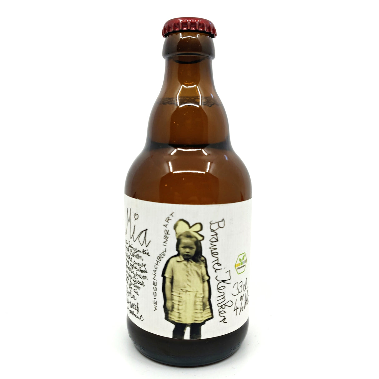 Kemker Brewery Mia Mixed Fermentation Berliner Weisse 4% (330ml)-Hop Burns & Black