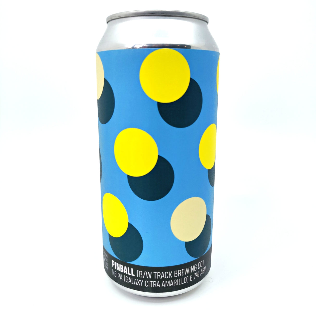 Howling Hops x Track Pinball Galaxy, Citra & Amarillo NEIPA 6.7% (440ml can)-Hop Burns & Black