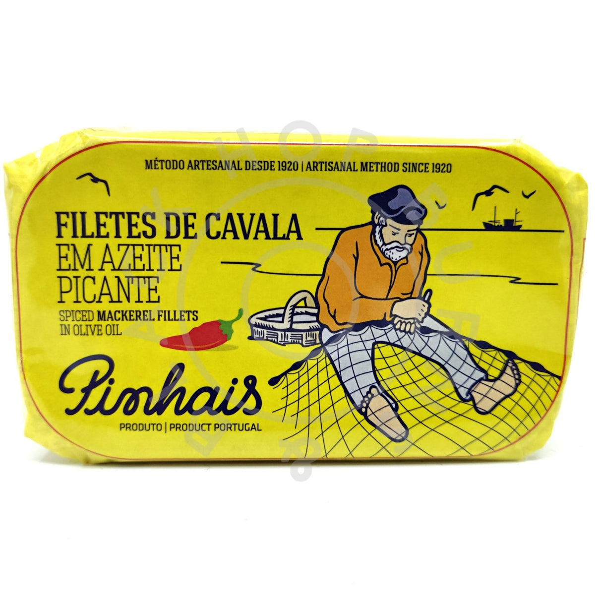 Pinhais Portuguese Spiced Mackerel Fillets in Olive Oil (125g)-Hop Burns & Black