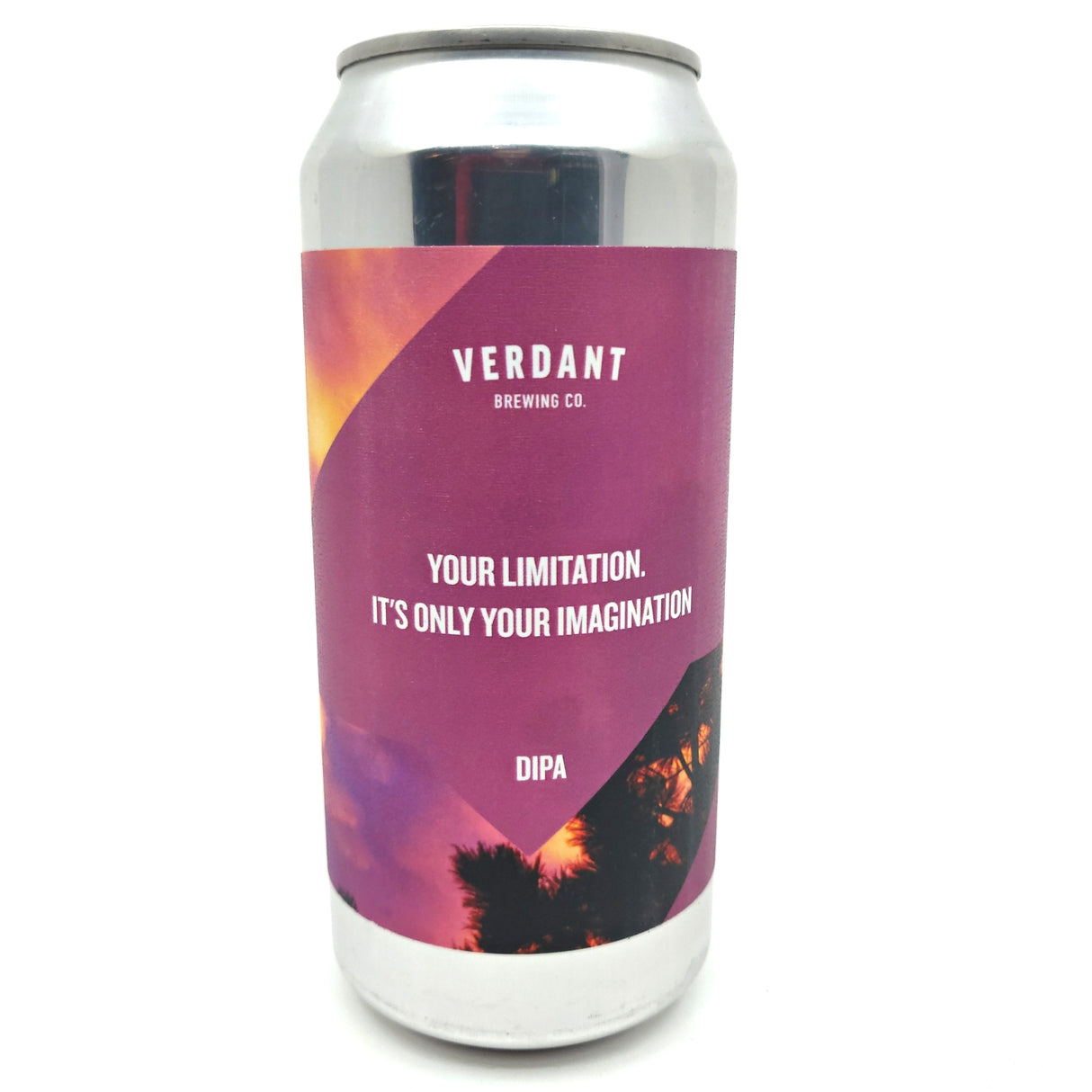 Verdant Your Limitation. It’s Only Your Imagination DIPA 8% (440ml can)-Hop Burns & Black