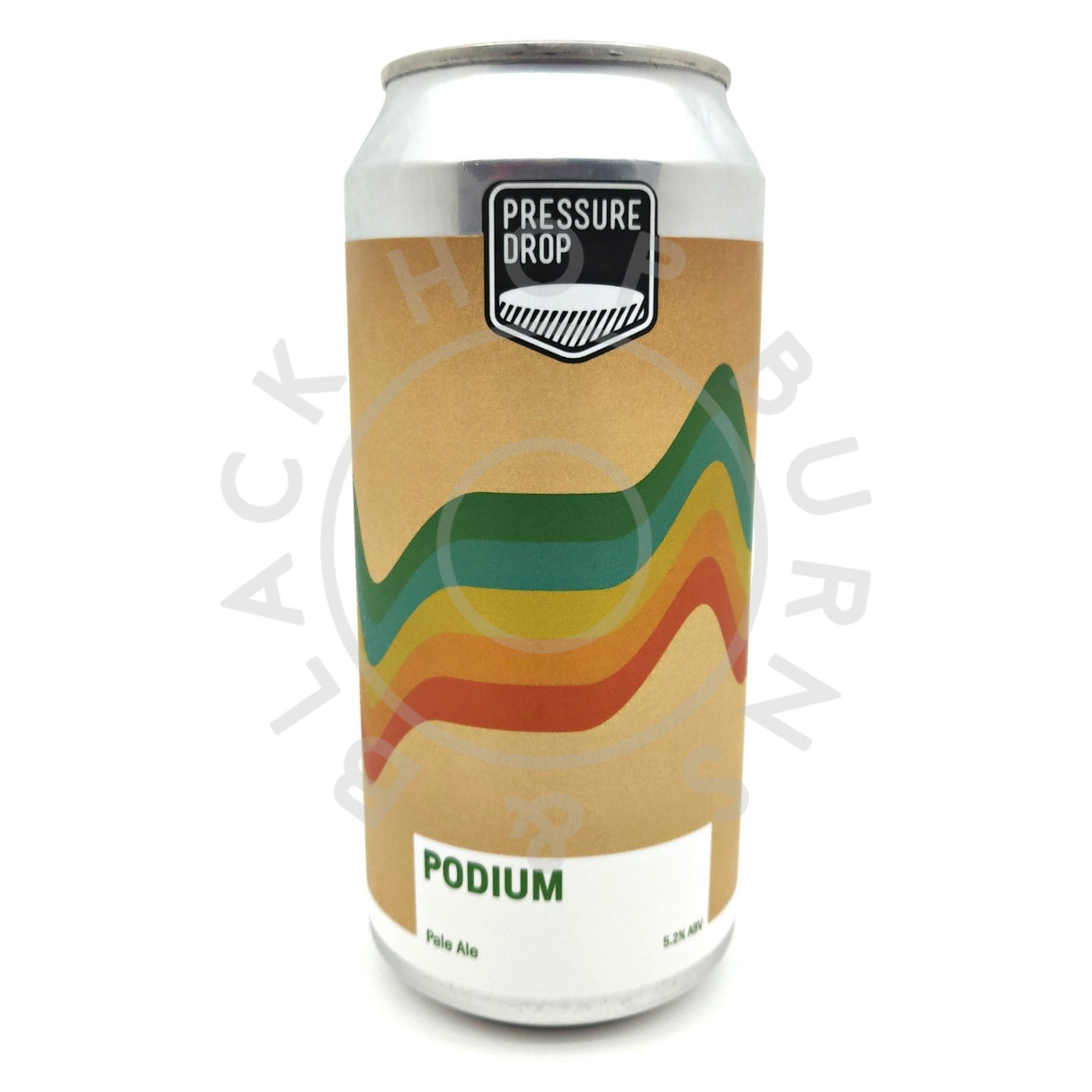 Pressure Drop Podium Pale Ale 5.2% (440ml can)-Hop Burns & Black