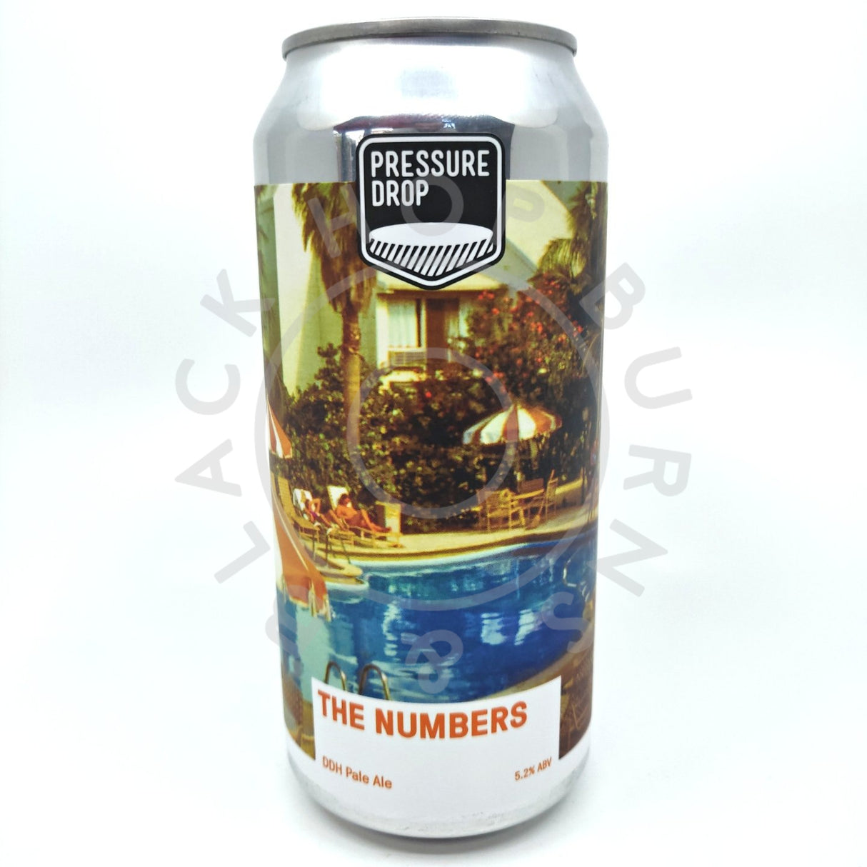 Pressure Drop The Numbers DDH Pale Ale 5.2% (440ml can)-Hop Burns & Black